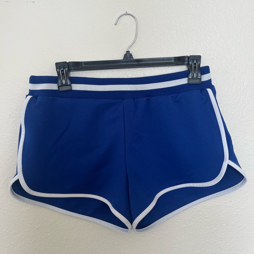 Sporty, stretchy micro-shorts
